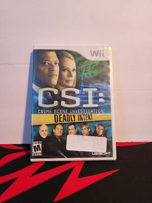 CSI: Crime Scene Investigation - Deadly Intent (Nintendo Wii, 2009) - New Sealed - Image 1 of 4