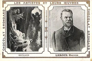 CHROMO / CHOCOLAT GRONDARD " LES ARTISTES & LEURS OEUVRES " LEROUX HECTOR - Foto 1 di 2