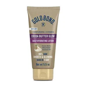 Gold Bond Butter di Cacao Glow Lozione Idratante Quotidiana, 5,5 once - Foto 1 di 4