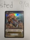 Foil Loot Card World of Warcraft WOWTCG&#160;Owned! w/ Flag of Ownership UNSCRATCHED