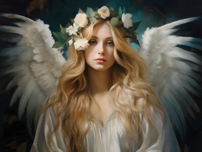 Fantasy Peaceful Angel Canvas Art Home Decor Wall Art Poster Print Painting 314 - Image 1 of 4