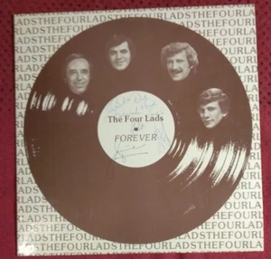 The Four Lads Forever "Autographed" AC Records 104 - VG++ to EX. - Picture 1 of 7