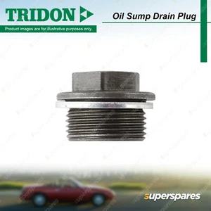 Tridon Oil Sump Drain Plug for Holden Commodore VS VT VU VX VY Statesman WH WK - Picture 1 of 2