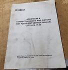 2004 Yamaha Fz6ss Ssc Service Manual Addendum A Connecting Rods & Pistons Oem 04