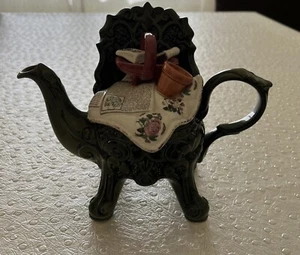 RARE! LARGE PORTMERION FIGURAL TEAPOT Limited Edition #3/99 CARDEW - Picture 1 of 9