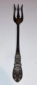 International Sterling Silver Richelieu Serving Pickle Olive Fork 6” No Mono - Picture 1 of 8