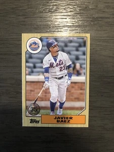 2022 Topps Series 1-1987 Retro-Javier Baez #T87-37 - Picture 1 of 2