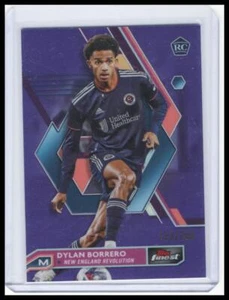 2023 Topps Finest MLS - Dylan Borrero - Purple Refractor Rookie #/250 - Picture 1 of 2
