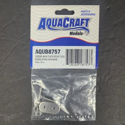 AquaCraft Rudder Back Plate Mount with Mounting Hardware AQUB8757 - Image 1 of 3