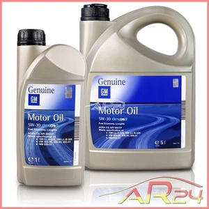 5L +1L=6 LITROS ACEITE PARA MOTOR POR OPEL GM DEXOS2 5W30 GM-LL-A-025 + - Imagen 1 de 4