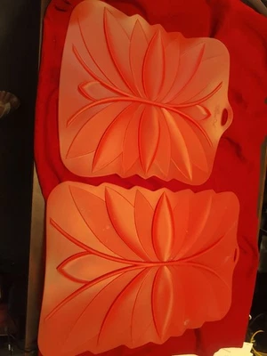 Juego de 2 fundas de silicona rojas de fácil ajuste The Pampered Chef  Foto 1 de 4