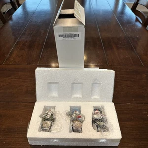 Bradford Exchange Thomas Kinkade Snow-Bell Holidays Ornament Set 3pc NEW Set #10 - Picture 1 of 9