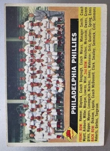 Topps Philadelphia Phillies Team 1956 #72 EX - Imagen 1 de 2