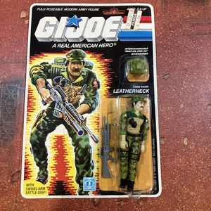 GIJOE G.i.joe Action Force action figure Leatherneck Hasbro 1986 Moc Carded - Foto 1 di 15