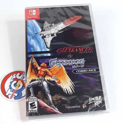 Gleylancer & Gynoug Combo Pack Switch Limited Run Games New (Shmup/Shoot'em up)