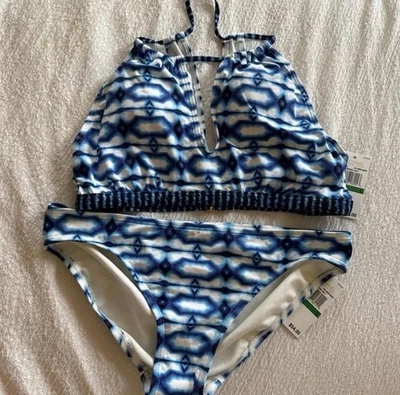 Nuevo conjunto de bikini Michael Kors azul marino crucero Foto 1 de 3