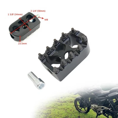 MX style Motorcycle Gear Brake Shift Peg Pedals For Harley Touring Softail Dyna - Image 1 of 4