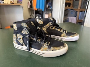 Supra Vaider Herren Größe 9 Sportschuhe Camouflage Grün Schwarz Sneaker - Bild 1 von 15