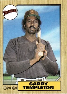 1987 O-Pee-Chee Garry Templeton - Picture 1 of 2