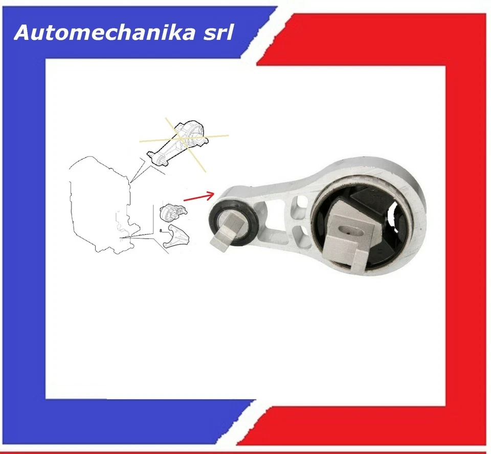 BIELLA SUPPORTO SOSPENSIONE MOTORE ALFA ROMEO 159 BRERA SPIDER 1.9 2.4 JTDM  - Immagine 1 di 1