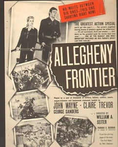 Movie ads from Motion Picture Herald 1939--Allegheny Frontier-----74 - Picture 1 of 2