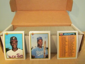 1990 Bowman Baseball Near Complete Set 467/528 - Picture 1 of 6