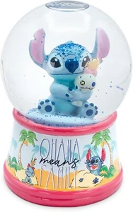 Disney Lilo & Stitch Ohana Globo de Nieve Iluminado Remolino Brillo Exhibición Decoración - Imagen 1 de 6