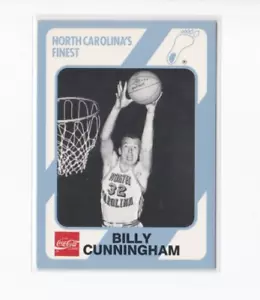 BILLY CUNNINGHAM 1989 COLLEGIATE COLLECTION-NORTH CAROLINA'S BEST CARD #38 - Foto 1 di 24