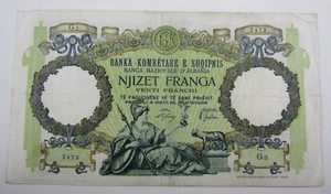 ALBANIA, 20 FRANGA, P#7, ND(1939) - Picture 1 of 2