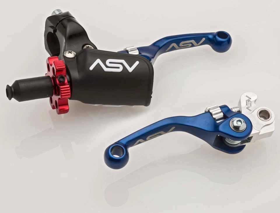 Juego de embrague de freno ASV F4 corto azul Pro Pack Yamaha YZ80 YZ85 YZ125 YZ250 YZ426F Foto 1 de 1