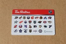 TIM HORTONS GIFT CARD NHL TEAM CARD NEW 4 AVAILABLE FREE SHIPPING