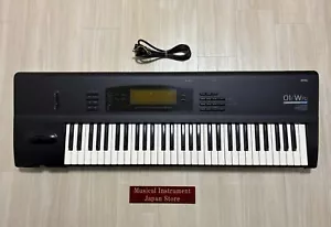 Korg 01/W FD 61-Key Keyboard Synthesizer with Power Cable Used from Japan - Picture 1 of 21