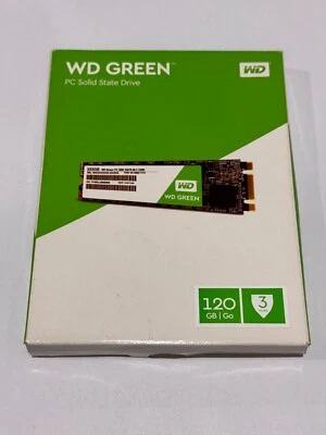 OPEN BOX!!! WD GREEN PC 120GB M.2 2280 SATA SSD WDS120G1G0B-00RC30 - Image 1 of 4