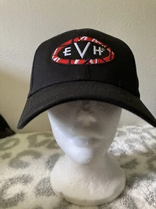 Snapback EVH Eddie Van Halen Logo Baseball Hat Cap, Black - Picture 1 of 8