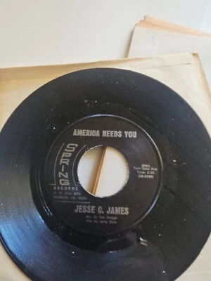 Jesse C James Shattered Mind America Needs You 7 Inch 45 Near Mint - Imagem 1 de 2