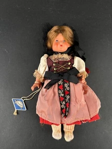 Vintage German Celluloid Doll Schildkrot Turtle Logo Mark Size 7" - Picture 1 of 4
