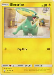 Electrike 51/168 Common - Himmelssturm SM7 Pokemon Karte - Bild 1 von 1