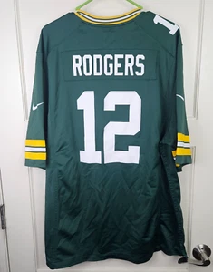 Aaron Rodgers Nike On-Field Green Bay Packers Jersey Men's Size: XXL Home Green - Picture 1 of 3