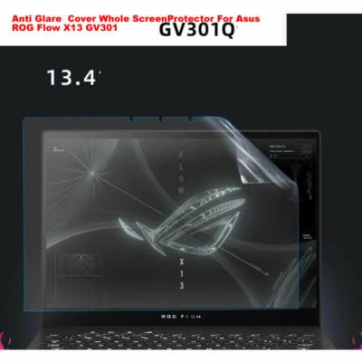 Anti Glare Whole Screen+ keyboard skin For Asus ROG Flow X13 GV301 gaming laptop - Image 1 of 4