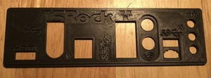 ASRock B550M-C Replacement I/O Shield (3D Printed) - Afbeelding 1 van 9