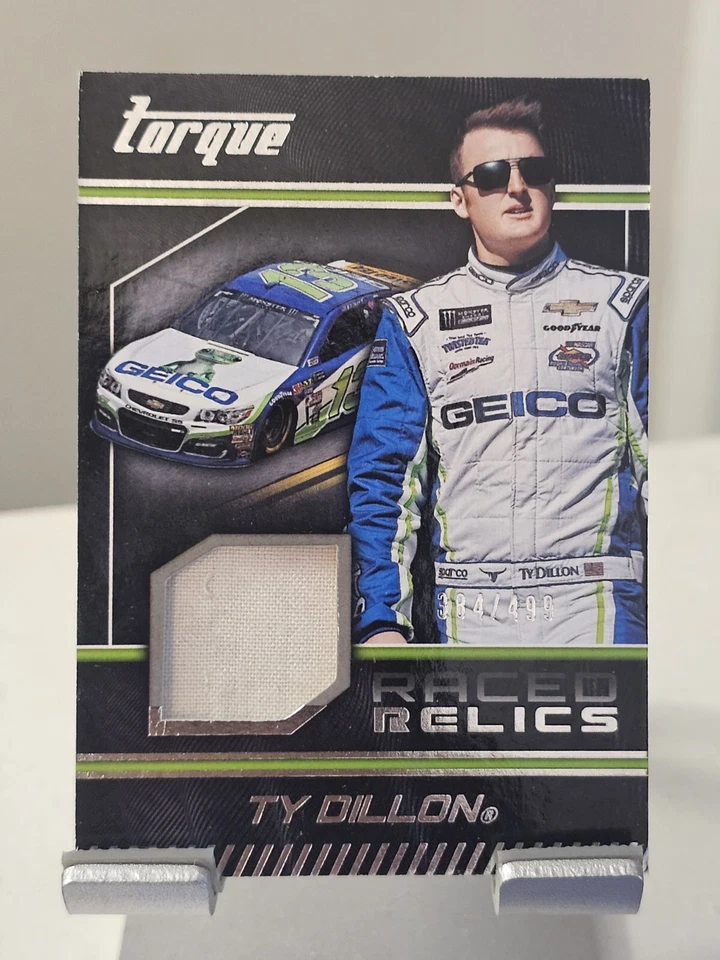 2017 Panini Torque 384/499 Ty Dillon Raced Relics Materials Card - Image 1 of 3