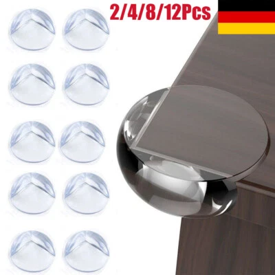 MARKENLOS 2x bis 12x Kantenschutz Eckenschutz Silikon Kindersicherung inkl. Klebepads DE