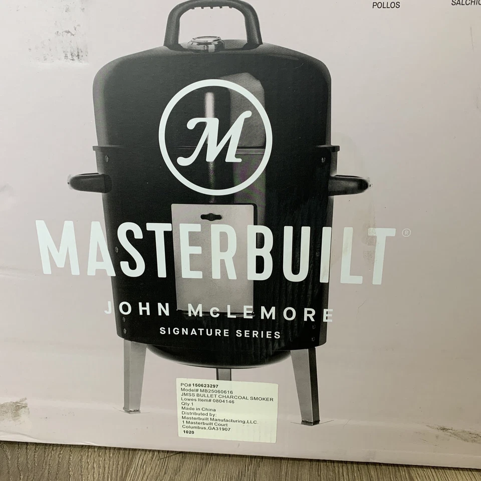 Masterbuilt MB25060616 MCS 10b Charcoal Bullet Smoker
