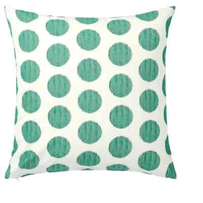 IKEA Asatilda Cushion Cover 50 x 50 cm 704.565.48 Green Polka Dots  NEW - Image 1 of 4