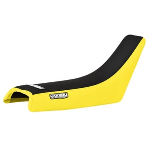 Cubierta de asiento Cobra CX 50 KING 2001-2009 por Enjoy pinza amarilla negra #99 - Imagen 1 de 4