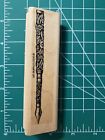 Stampin' Up! Calligraphy Pen Rubber Stamp 2002 New Vintage Pen Nib Writing Theme