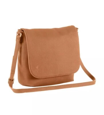 Browning Concealed Carry Purse, CCW Gun Handbag Brown Tan Faux Leather Sierra - Image 1 of 4