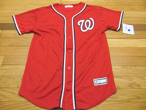 MAJESTIC MLB WASHINGTON NATIONALS MAX SCHERZER COOL BASE JERSEY YOUTH L 14-16 Cover