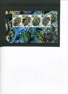 WWF NIUE 2002 almeja gigante pequeña S/S sin logotipo de WWF montada sin montar o nunca montada - Imagen 1 de 1