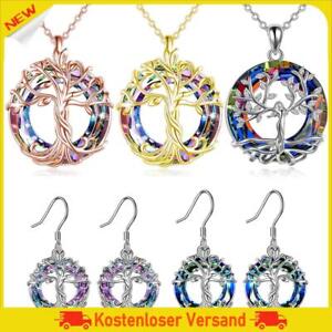 Tree Of Life Pendant Necklace for Women Girl Simple Hollow Chains Choker Jewelry